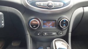Работа климат контроля на Hyundai Solaris 1поколение рейстлинг rb. автозапуск, камера заднего вида.