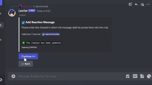 How to create reaction roles with lawliet bot | (#discord) смотреть онлайн