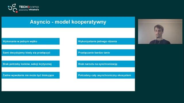 Programowanie współbieżne w Pythonie - Mikołaj Lewandowski (Dwa węże w cenie jednego - Tech3camp#73 смотреть онлайн