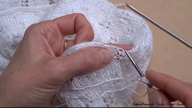 Обвязка горловины, рукавов и низа изделия ПОЛЫМ шнуром I-CORD.  2способа обвязки? (Часть 4)