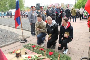 Митинг в городе Рудне, посвященный Дню Победы . 08.05.2024