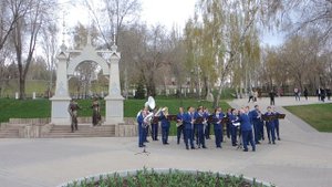 Самара • Струковский сад. Апрель 2022. Концертный духовой оркестр. Видео 5.