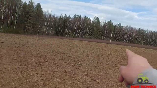 Начало весенне-полевых работ. Боронование.