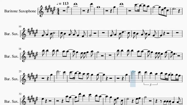 Baritone Sax Sheet Music: How to play Wicked Game by Chris Isaak смотреть онлайн
