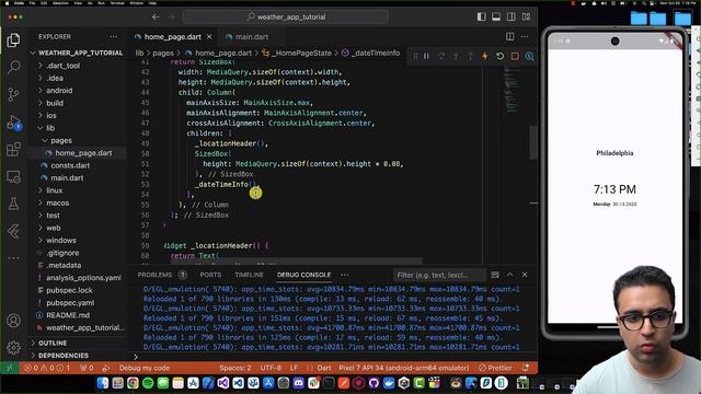 Flutter Weather App Tutorial | OpenWeather API Weather App Flutter | Tutorial For Beginners