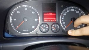 VW Touran "service now" сброс межсервиса