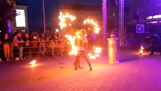 Фаер шоу Барановичи "WI-FIRE" День Молодежи Барановичи 2020
