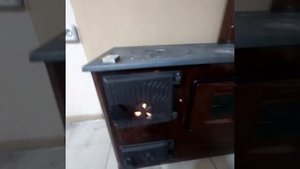 Печь  Duval ek 4010 , твердотопливная с варочной поверхностью и духовкой.  обзор и первая растопка.