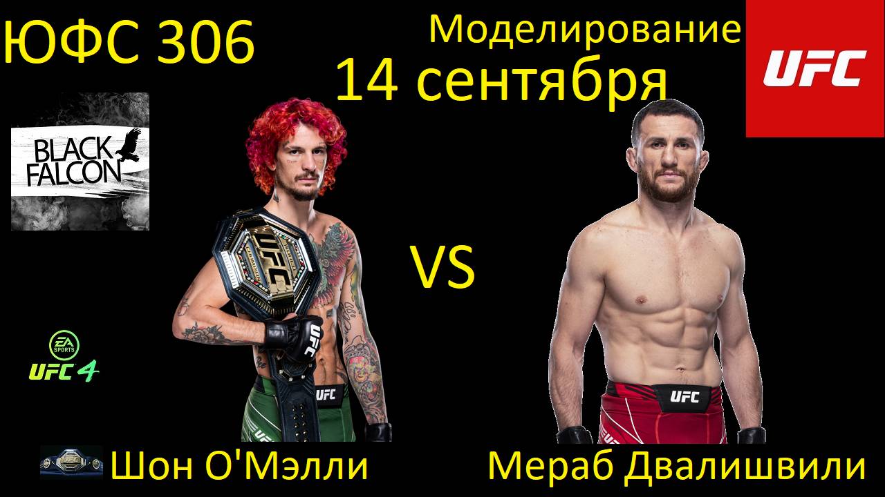 Шон О'Мэлли против Мераба Двалишвили БОЙ В UFC 4/ UFC 306