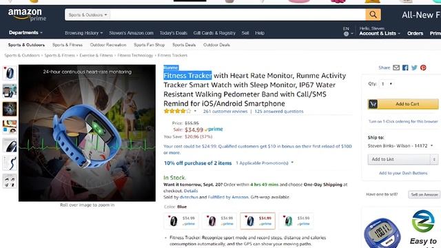 Best Fitness Tracker Deals 2017 - Monitor Sleep & Heart Rate! смотреть онлайн