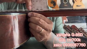 Đàn guitar Classic Yamaha G-85D. Giá 1tr700k ( test guitar Yamaha G85D ) 0936057750