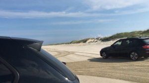 E70 Test Drive BMW X5M  on sand , БМВ Х5М Дрифт на песке
