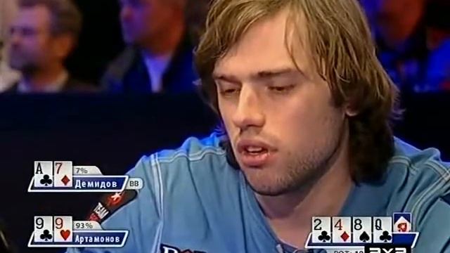 Russian Poker Tour Москва 2009 Главное событие Эпизод 03 part 6 смотреть онлайн