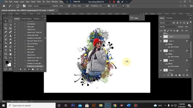 Amazing Effect Photoshop Action смотреть онлайн