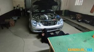 Mercedes Benz W211 часть 2 /Мерседес#w211#karabulak far#карабулак фар#мерс#реставрация#xenon#bi led