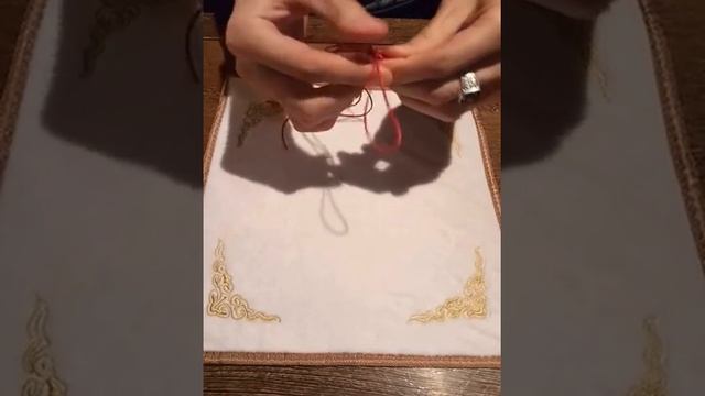 Как завязать  узел счастья
