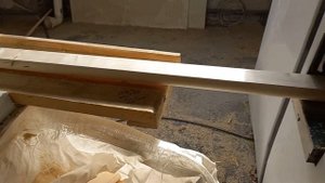 Строжка доски, на четырех стороннем станке.