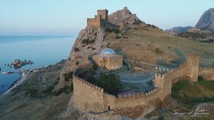 Крым. Судак. Генуэзская крепость. Видео 4К.   Crimea. Sudak. Genoese fortress. 4K video