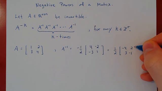 Matrix Inverse - Negative Powers смотреть онлайн