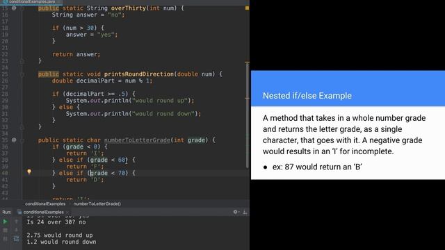 Conditionals & Class Constants смотреть онлайн