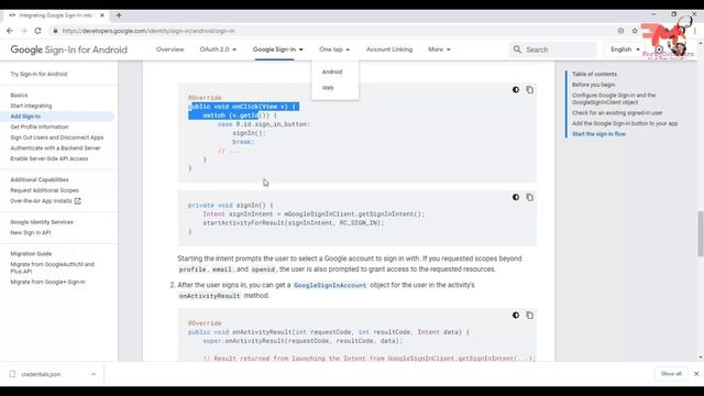 #33 Integrate Google Login in Android App using Google API  | Android Development Tutorial