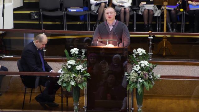 Воскресное собрание 29.01.2017 утро. 3 хор. Церковь на Вульке. смотреть онлайн