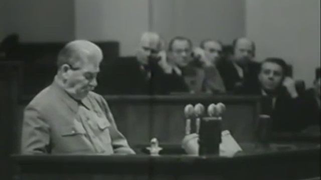 Последнее выступление И.В. Сталина. Last speech of J.Stalin (1952 г.)