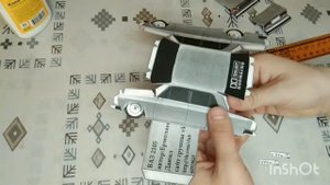 Ваз 2105 из бумаги в тюнинге