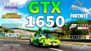 GeForce GTX 1650 Test in 10 Games
