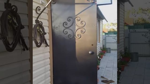 Украшаем Железную дверь на даче. смотреть онлайн