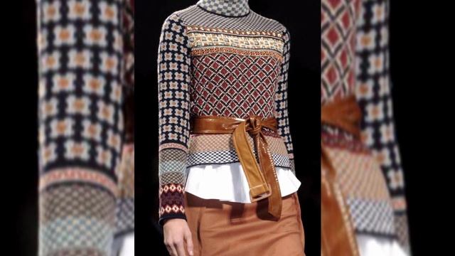 вязаные изделия из остатков пряжи/жаккард и узоры/подборка интересных идей
