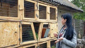 НОВАЯ КЛЕТКА ДЛЯ КРОЛИКОВ//РАЗВЕДЕНИЕ КРОЛИКОВ