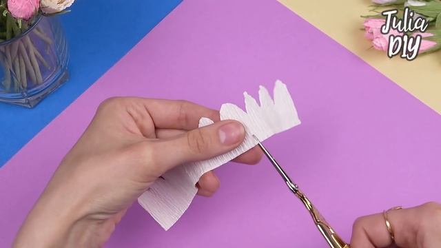 Flowers making | Mini Crepe Paper Rose | DIY mini roses смотреть онлайн