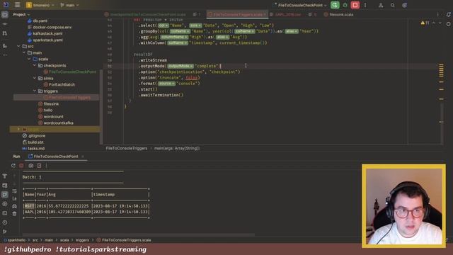 Aprendendo Spark Streaming com Scala: checkpoints e triggers смотреть онлайн