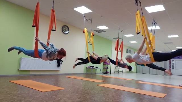 Практика аэройоги в гамаках. 2 марта 2022 года. смотреть онлайн