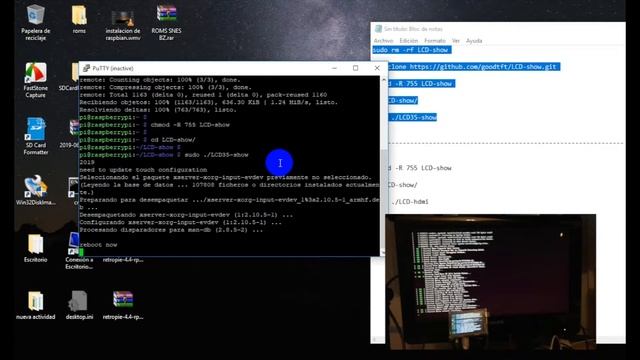 Instalación de Pantalla 3.5 lcd touch en Raspberry смотреть онлайн
