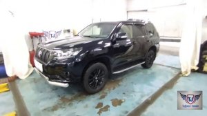 Защита Бампера на Тойота Прадо 150 2021 [Установка от ТиДжей-Тюнинг]