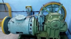Работа лебедки лифта МЛМ 630-1.0 №123199