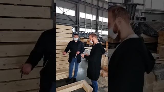 Экскурсия по брусовому участку производства «Теремъ» в Бронницах