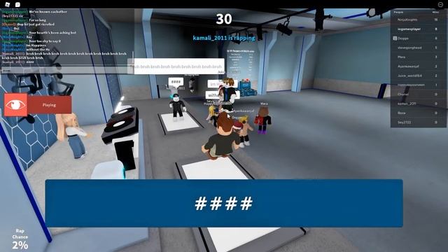 Rickrolling people in ROBLOX rap battles! смотреть онлайн