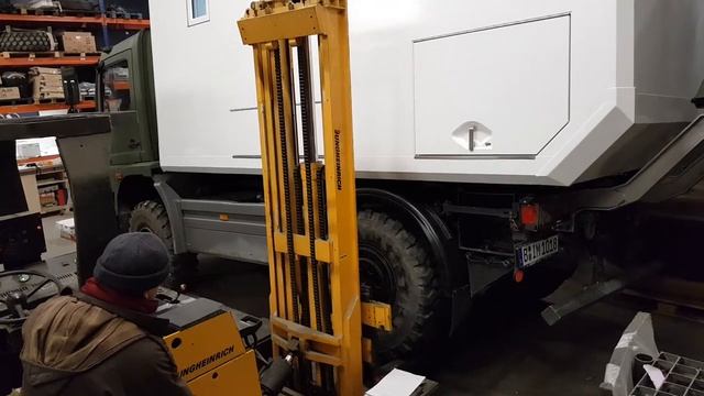 Torsionstest Mercedes-Benz Atego 1018 4x4 смотреть онлайн