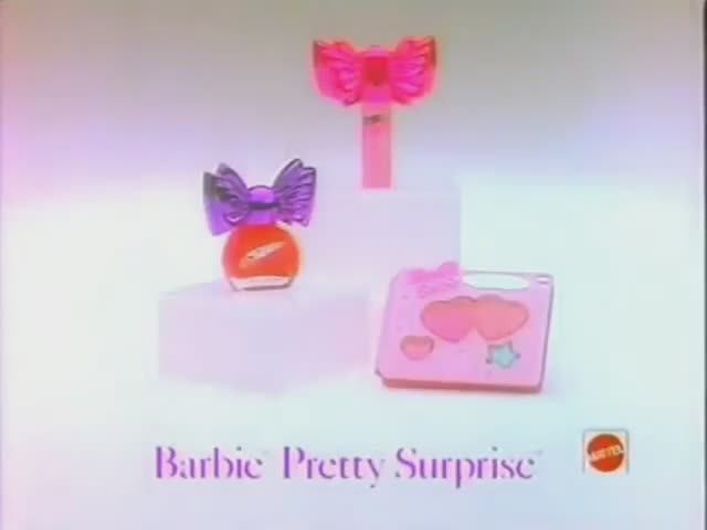 1991 Реклама куклы Милый сюрприз (с косметикой) Барби Маттел  Mattel  Barbie Pretty Surprise