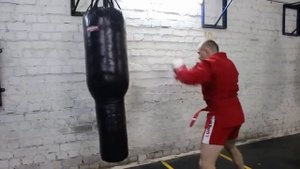 Работа на боксёрском мешке «Гильза»