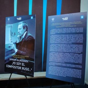 inauguracion de la exposición “Sergei Rachmaninoff. Soy un compositor ruso...”