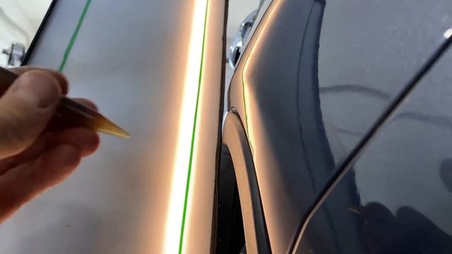 Ворота открылись не во время??Ремонт вмятины без покраски? смотреть онлайн