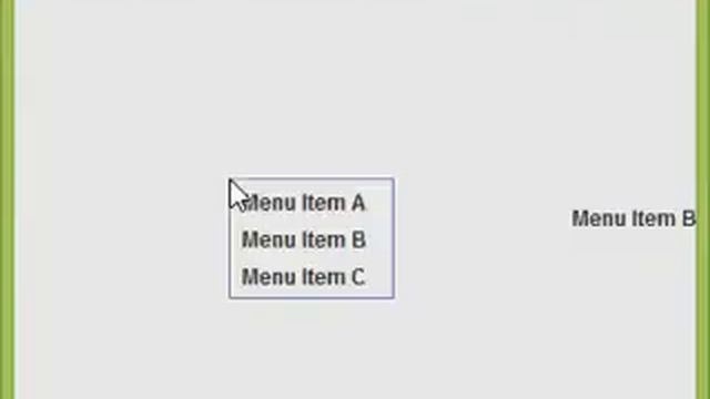 Java example of using JPopupMenu смотреть онлайн