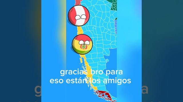 bolivia quiere mar!(2/2) mejorado #countryballs #humor #chile #mar #perú #bolivia