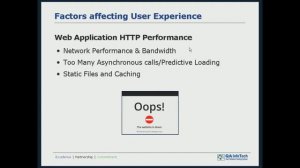 Application Profiling to Measure End User Experience