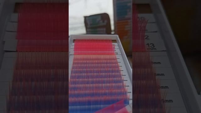 цветные ресницы в наращивании смотреть онлайн