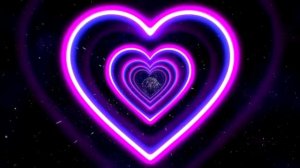 Neon Lights | heart | background video | love | сердечки фон | ФутаЖОР